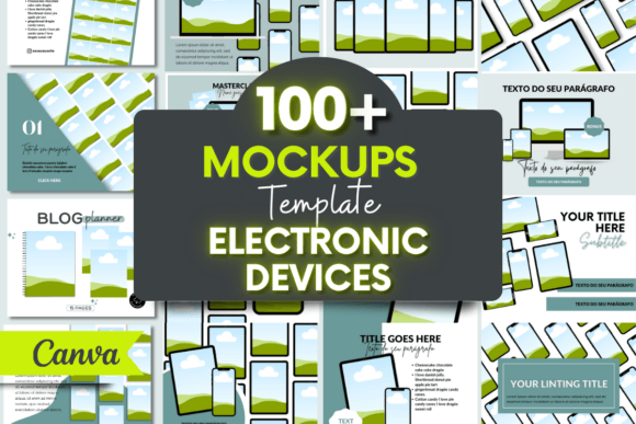 Download Digital Product Mockup, Canva Mockup - Mock Collection