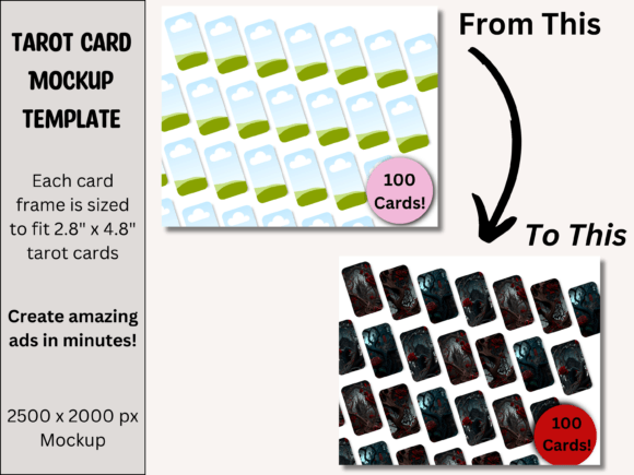 Download Tarot Card Product Mockup Photo - Canva - Mock Collection