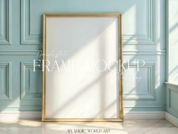 Download Interior Mockup Large Frame at the Wall - Mock Collection