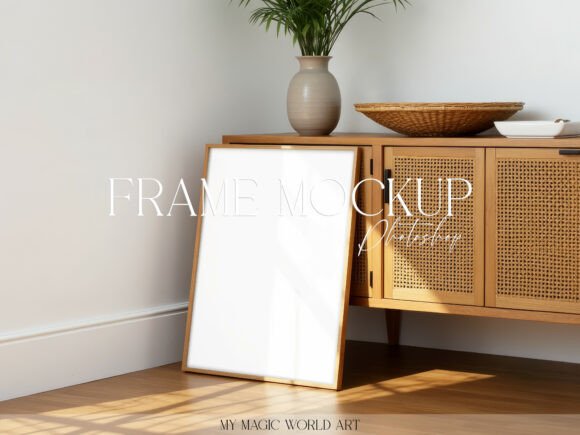 Download Boho Interior Mockup Frame Poster Art - Mock Collection