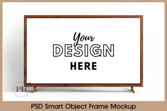Download Horizontal Frame TV Art Mockup PSD File - Mock Collection