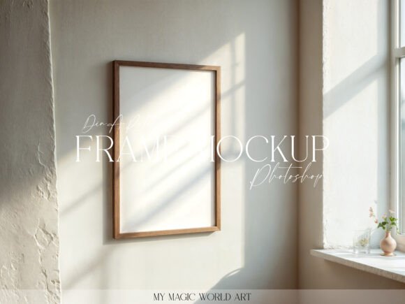 Download Interior Mockup PSD Frame at the Wall - Mock Collection