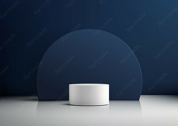 Download White Podium Luxury Products Mockups - Mock Collection