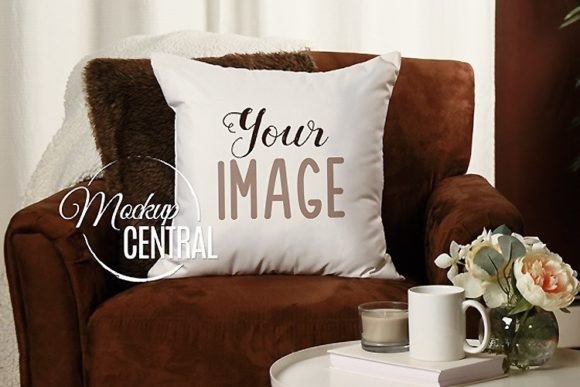 Download Home Living Room Chair Mockup Pillow - Mock Collection