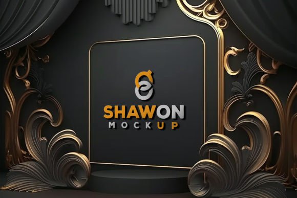Download Luxury Interior Logo Mockup - Mock Collection