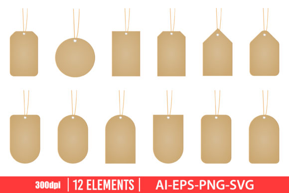 Download Price Tag Mockup Clipart Set - Mock Collection