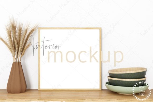 Download Frame Mockup Kitchen, Interior Mockup - Mock Collection