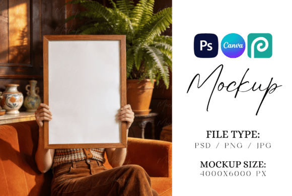 Download Retro ISO A4 A3 A2 Frame Mockup - Mock Collection
