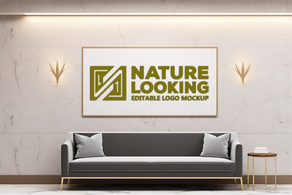 Download White Board Logo Mockup_house Wall Board - Mock Collection