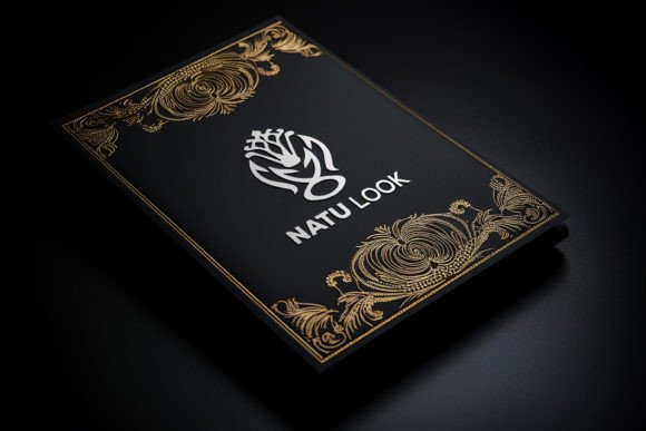 Download Luxury Book Cover Logo Mockup - Mock Collection